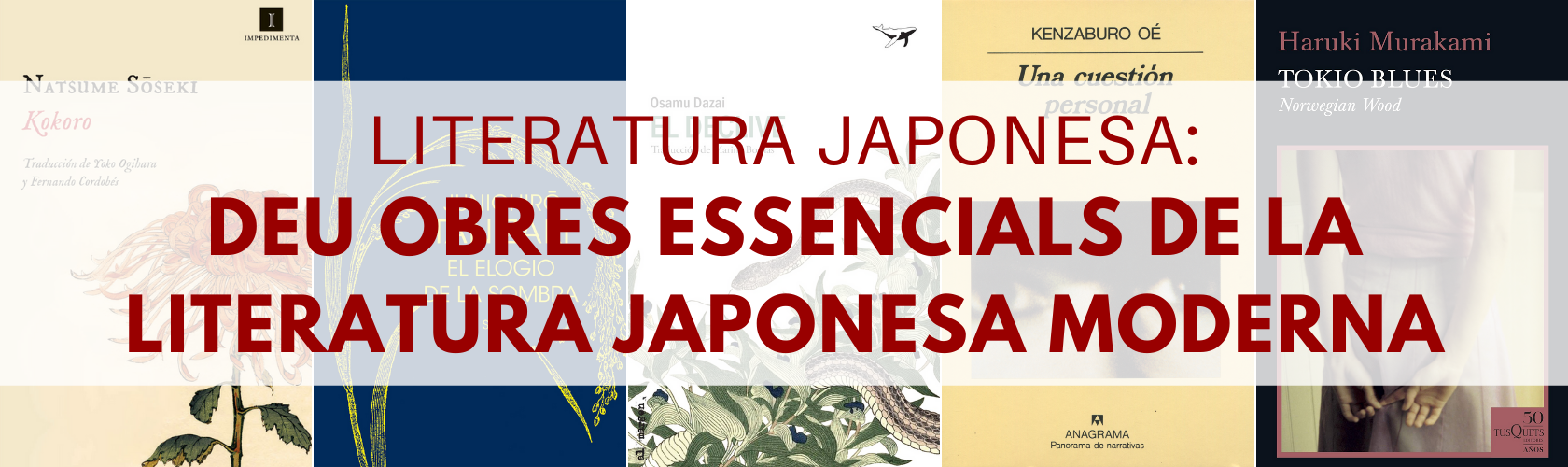 Deu obres essencials de la literatura japonesa moderna