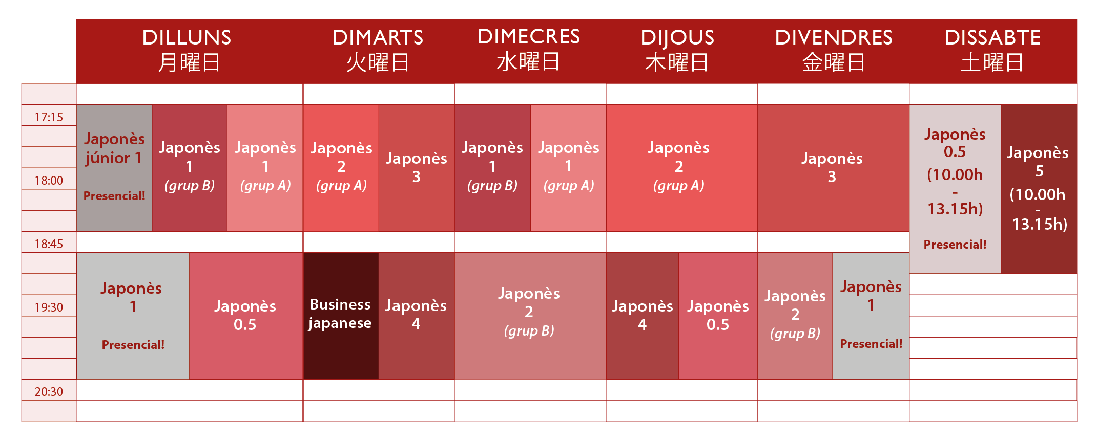 cursos de japonès